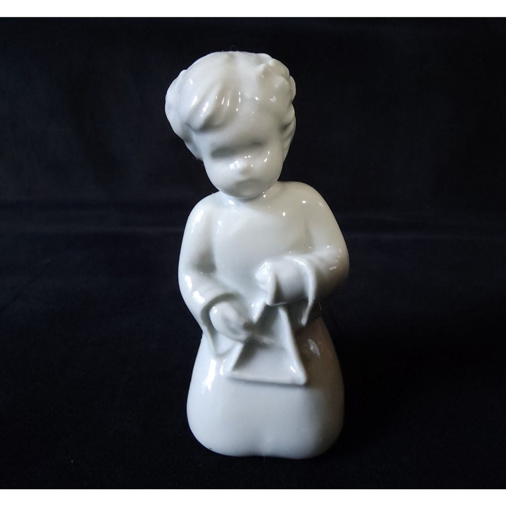 Vintage Porcelain Alter Boy Figurine Bouts de Broux Belgique Belgium 1950 Figure